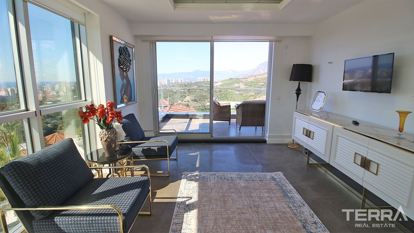 Luxury Villa in Alanya Kargıcak Offers Unlimited Sea Views - 29754