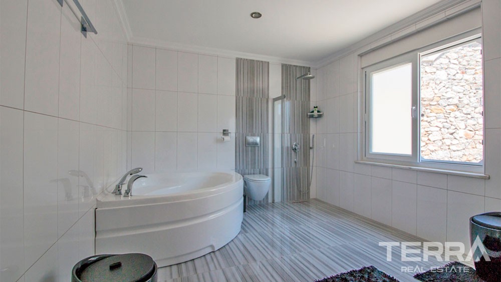 Furnished Alanya Villa for Sale in Kargıcak with Endless Sea View - 29675