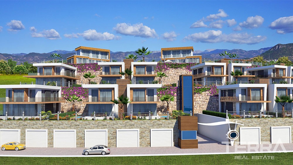 Sea View Villas with Private Swimming Pool in Alanya Konaklı - 29885