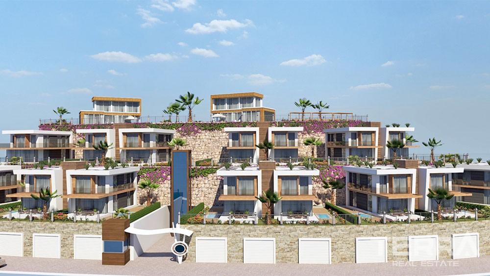 Sea View Villas with Private Swimming Pool in Alanya Konaklı - 29889