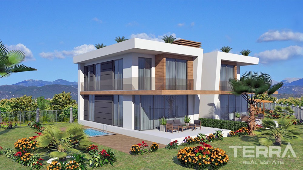 Sea View Villas with Private Swimming Pool in Alanya Konaklı - 29890