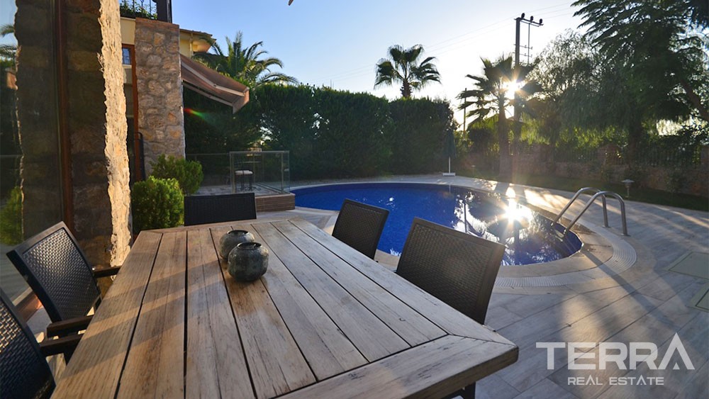 Furnished House for Sale in Fethiye Ovacık Only 5 km from the Beach - 29816