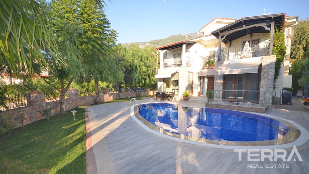 Furnished House for Sale in Fethiye Ovacık Only 5 km from the Beach - 29822