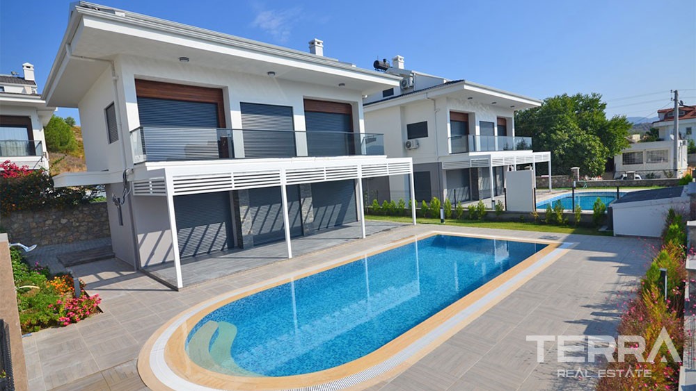 Newly-built Fethiye Villa for Sale in Çalış 3 km to the Beach - 29922