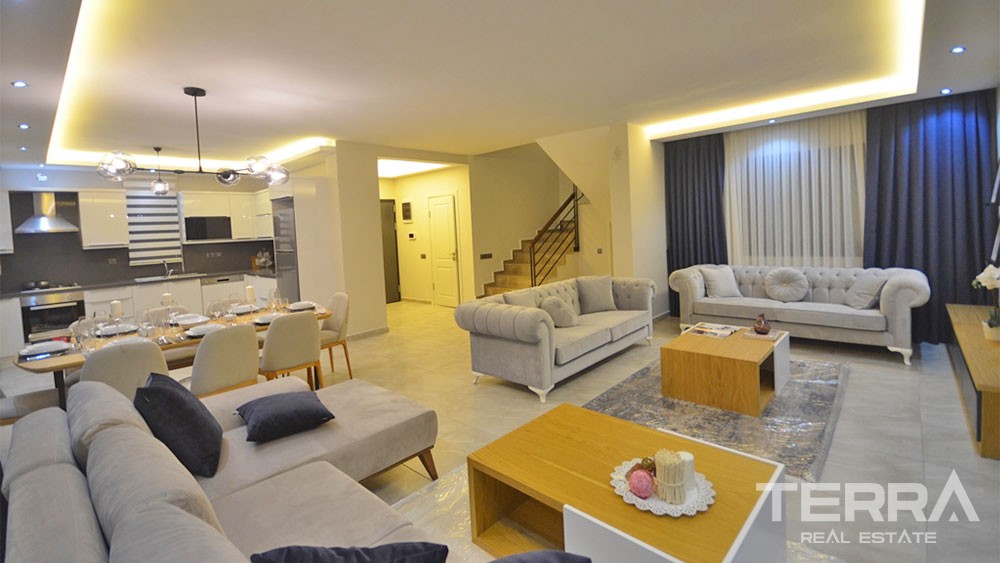 Newly-built Fethiye Villa for Sale in Çalış 3 km to the Beach - 29931