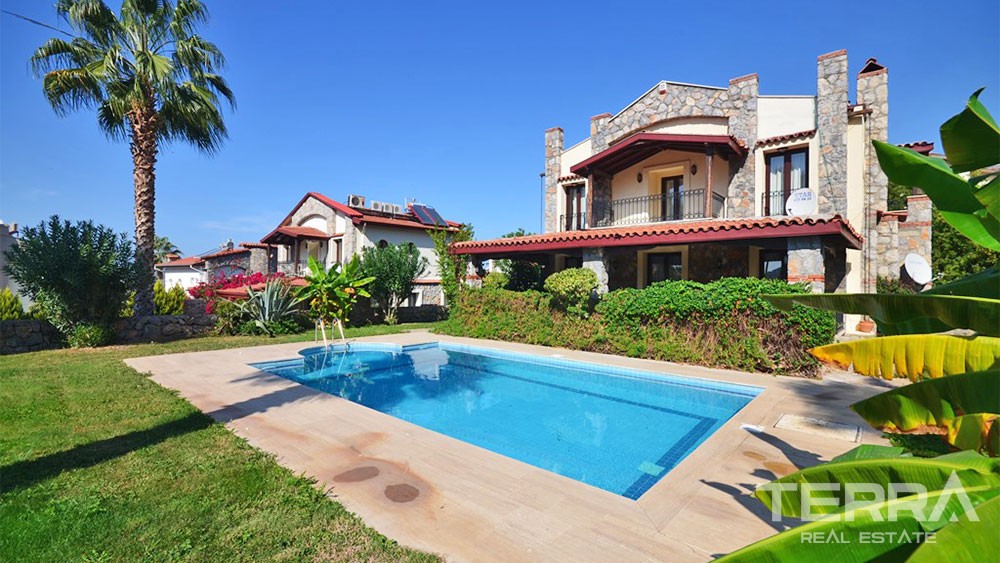 Furnished Resale Villa in Fethiye Ovacık with with Private Pool