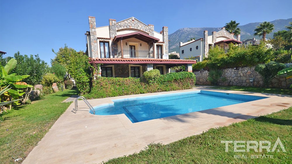 Furnished Resale Villa in Fethiye Ovacık with with Private Pool - 30072