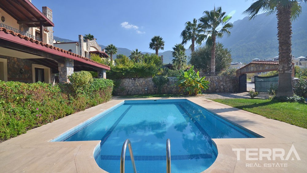 Furnished Resale Villa in Fethiye Ovacık with with Private Pool - 30074