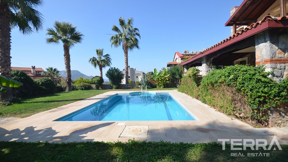 Furnished Resale Villa in Fethiye Ovacık with with Private Pool - 30080