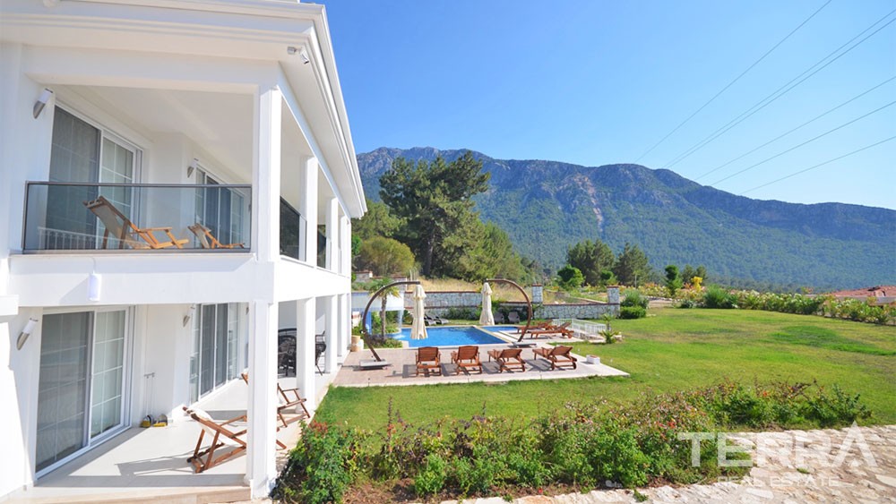 Babadağ Mountain and Sea View Villa for Sale in Fethiye Ovacık - 30106
