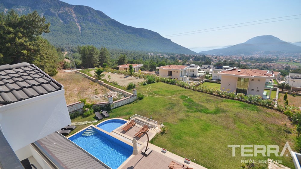 Babadağ Mountain and Sea View Villa for Sale in Fethiye Ovacık - 30116