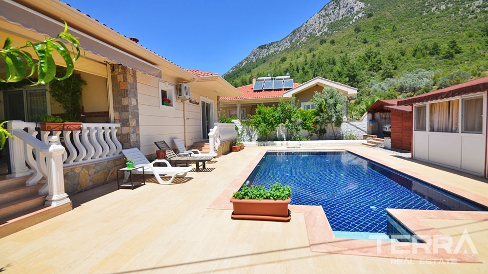 Parterowy bungalow na sprzedaż, Fethiye, Üzümlü, Turcja - 30366