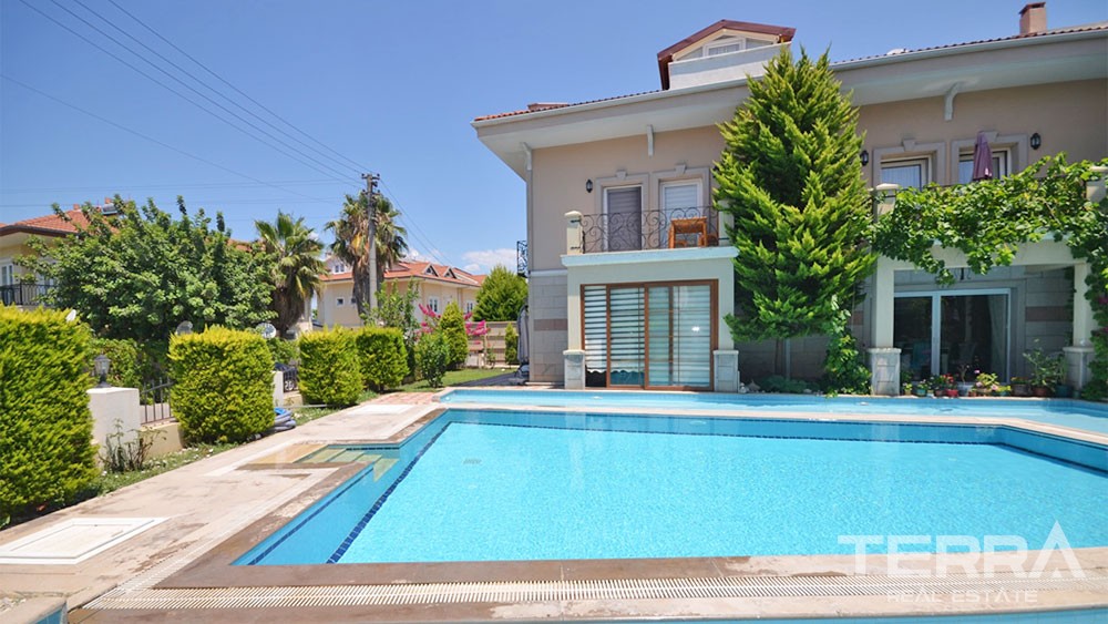 Resale Fethiye Villa for Sale Located 4 km from the Beach - 30506