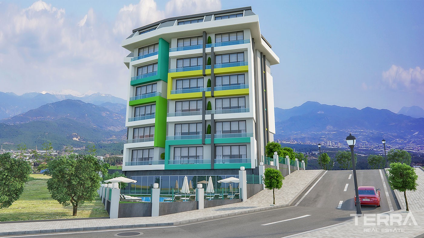 One Bedroom Apartments In a Peaceful Area of Avsallar Alanya - 30582