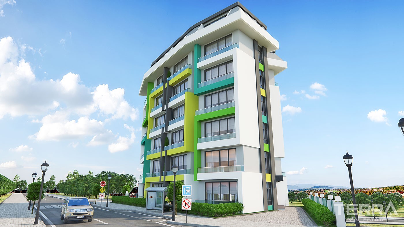 One Bedroom Apartments In a Peaceful Area of Avsallar Alanya - 30584