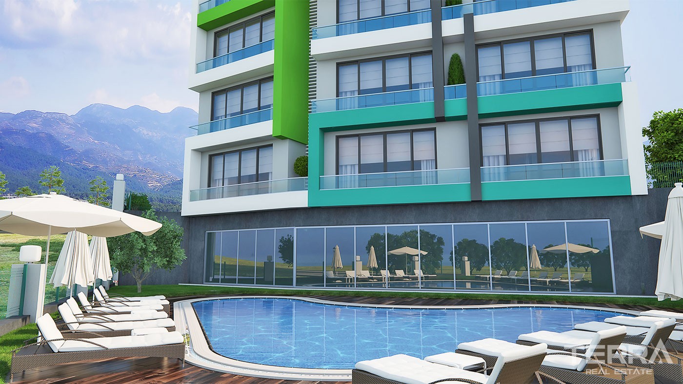 One Bedroom Apartments In a Peaceful Area of Avsallar Alanya - 30585