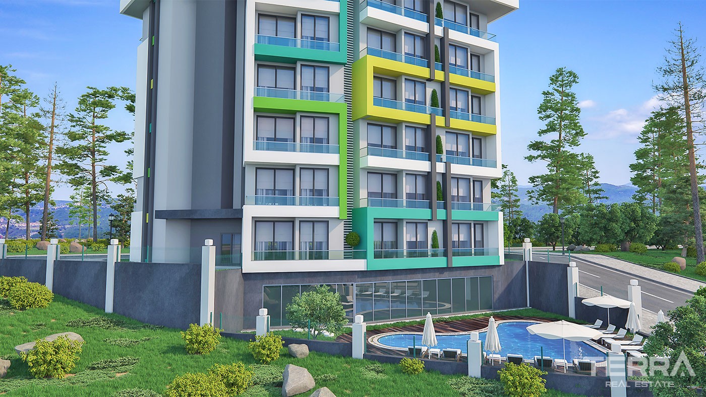 One Bedroom Apartments In a Peaceful Area of Avsallar Alanya - 30588