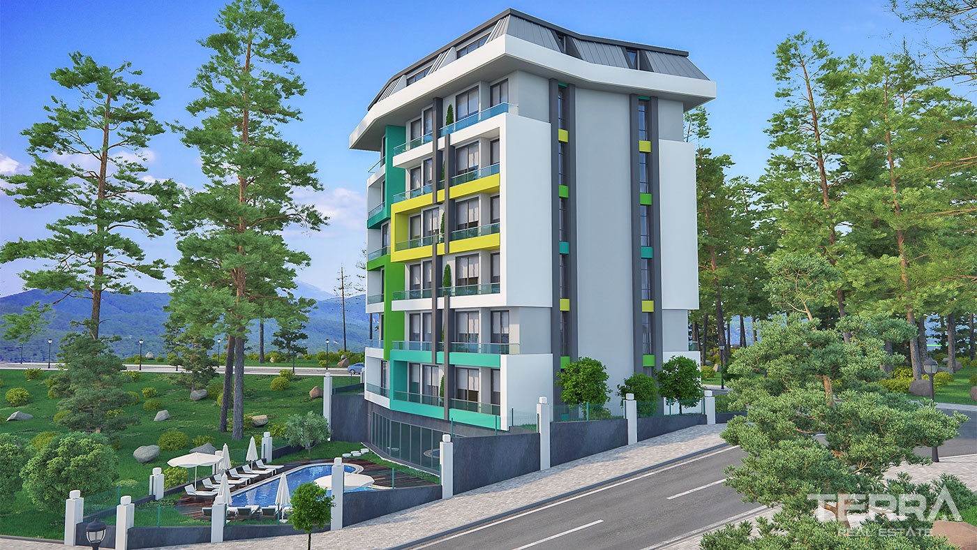 One Bedroom Apartments In a Peaceful Area of Avsallar Alanya - 30589