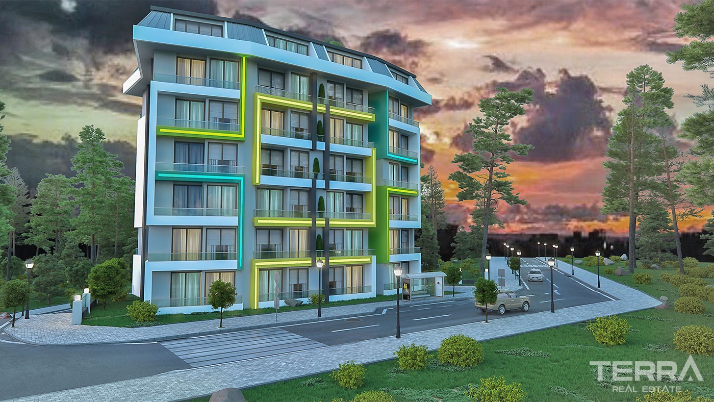 One Bedroom Apartments In a Peaceful Area of Avsallar Alanya - 30590