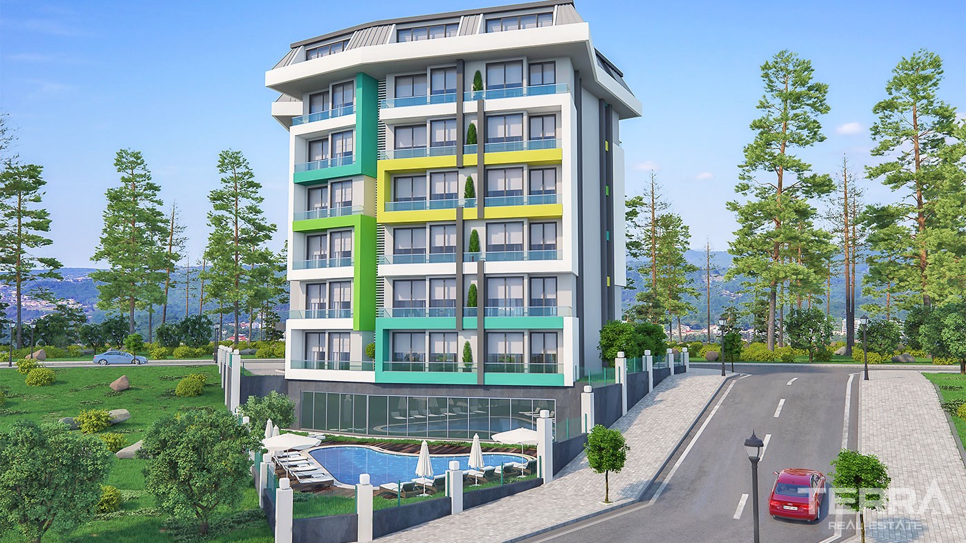 One Bedroom Apartments In a Peaceful Area of Avsallar Alanya - 30591