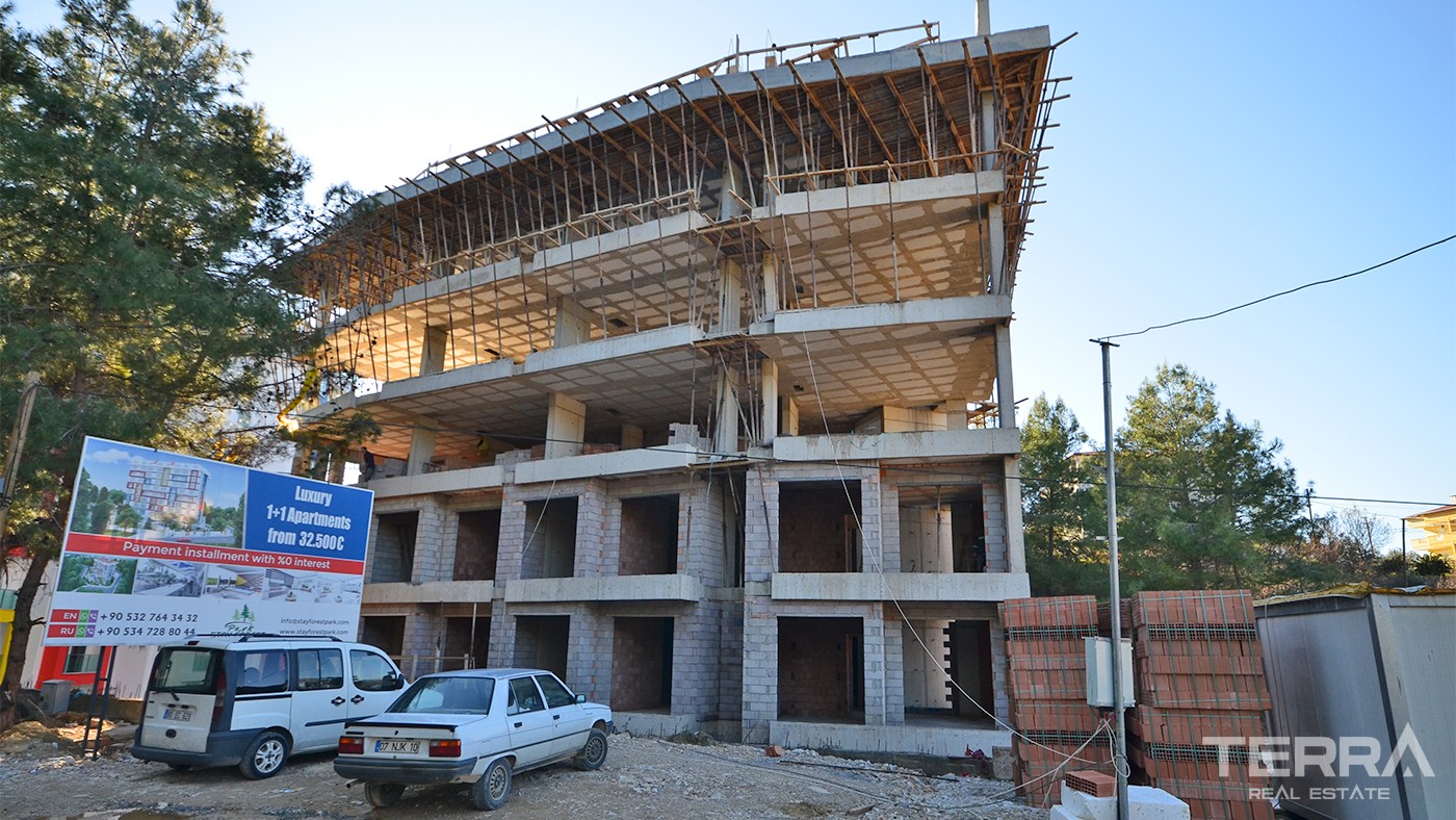 One Bedroom Apartments In a Peaceful Area of Avsallar Alanya - 35296