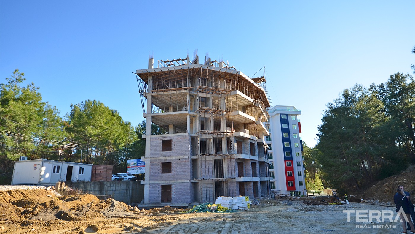 One Bedroom Apartments In a Peaceful Area of Avsallar Alanya - 35297