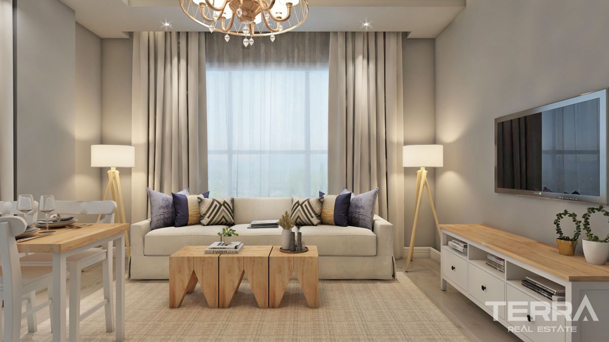One Bedroom Apartments In a Peaceful Area of Avsallar Alanya - 44486