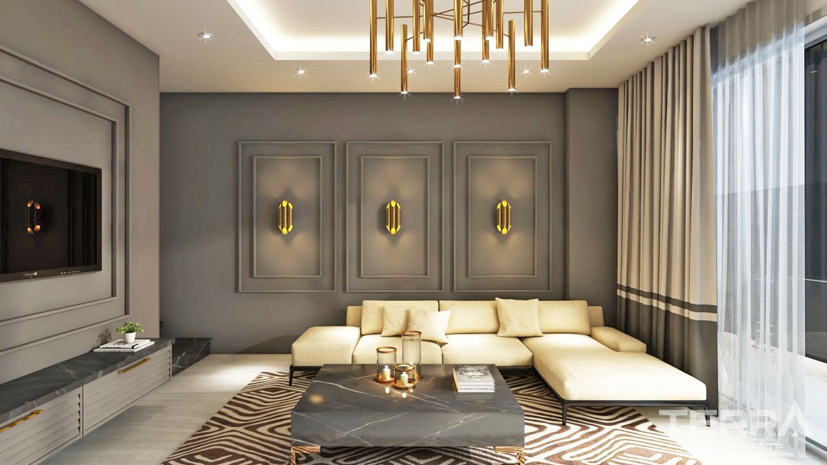 One Bedroom Apartments In a Peaceful Area of Avsallar Alanya - 44488