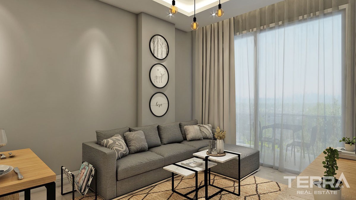 One Bedroom Apartments In a Peaceful Area of Avsallar Alanya - 44490