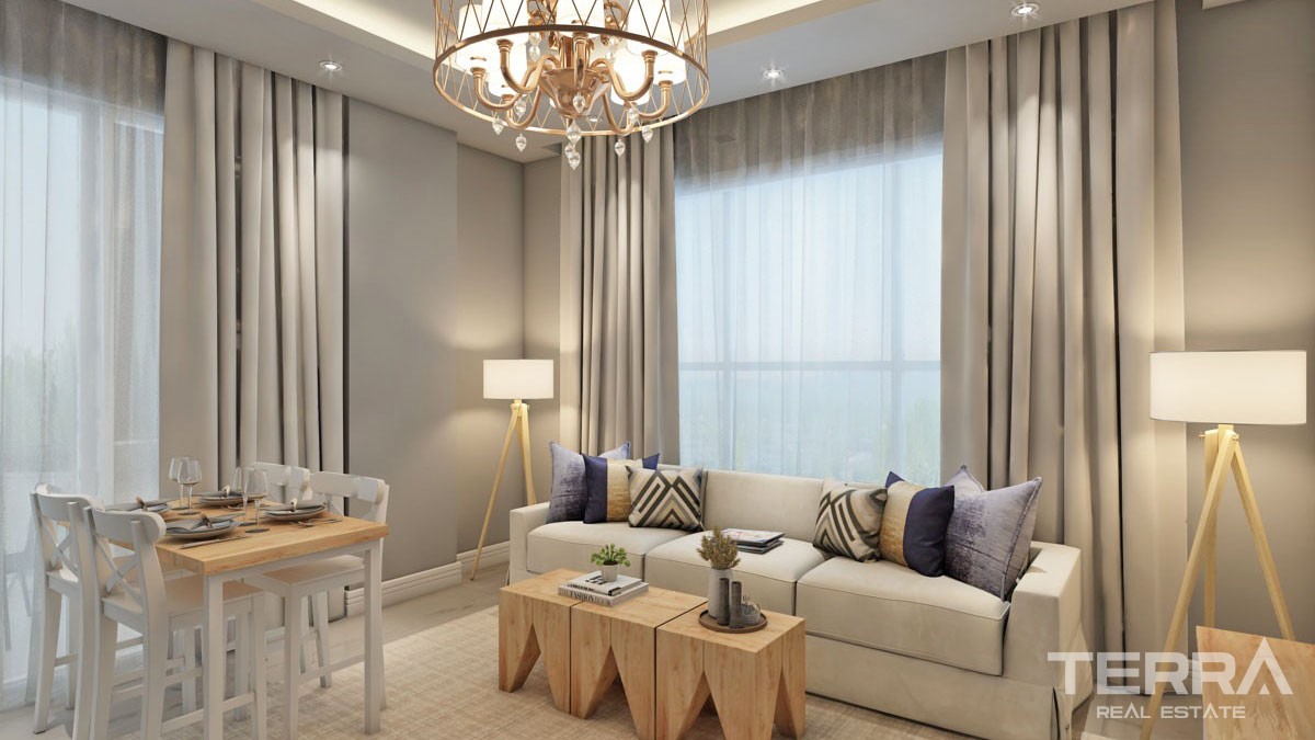 One Bedroom Apartments In a Peaceful Area of Avsallar Alanya - 44495