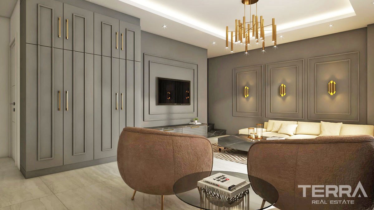 One Bedroom Apartments In a Peaceful Area of Avsallar Alanya - 44500