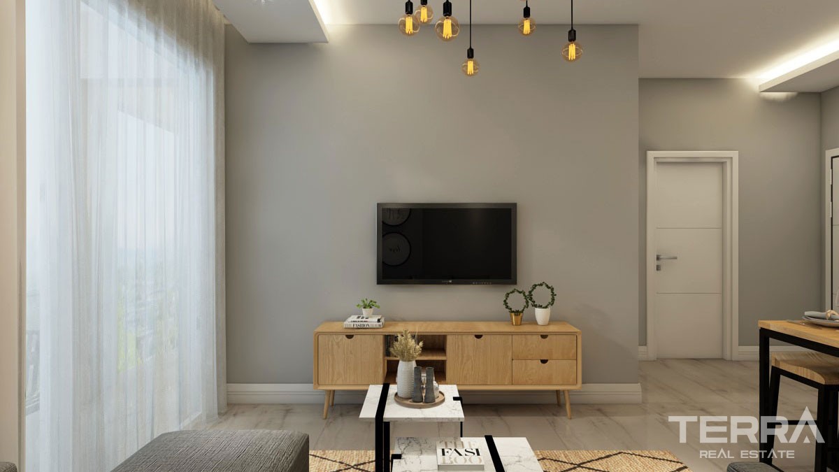 One Bedroom Apartments In a Peaceful Area of Avsallar Alanya - 44503