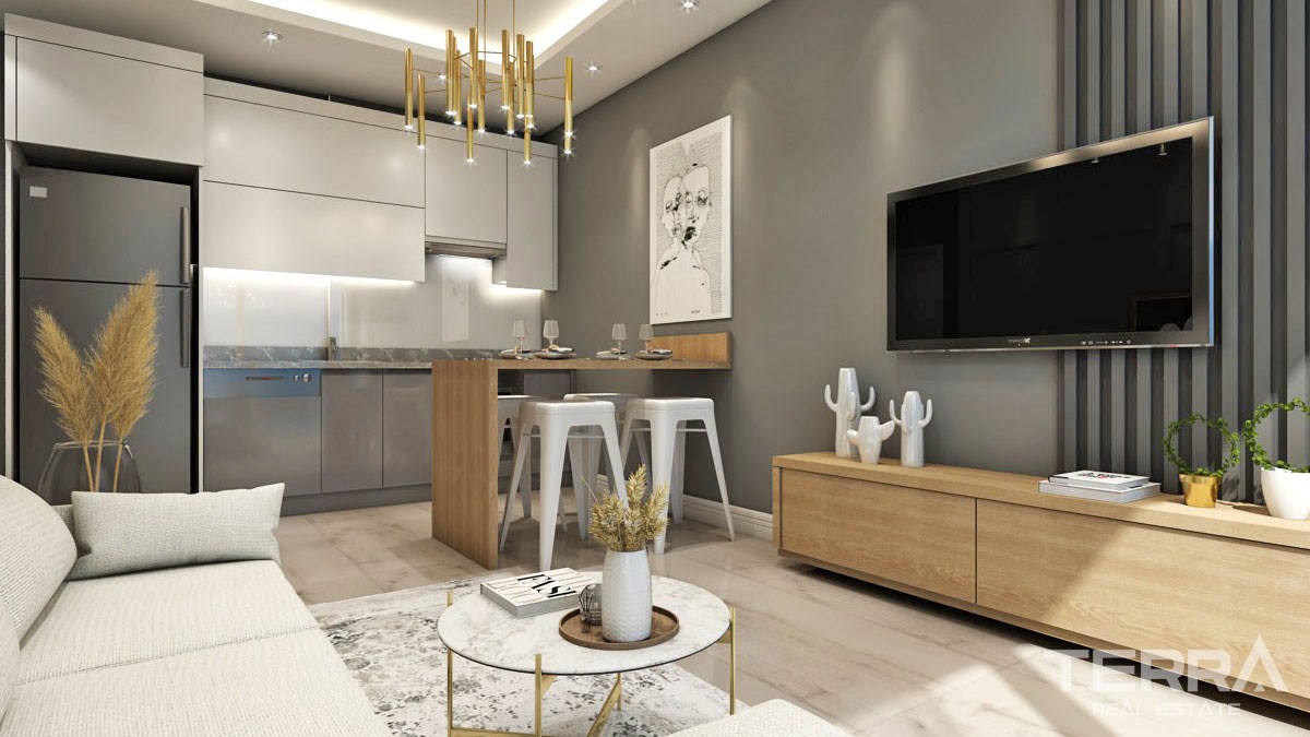 One Bedroom Apartments In a Peaceful Area of Avsallar Alanya - 44506