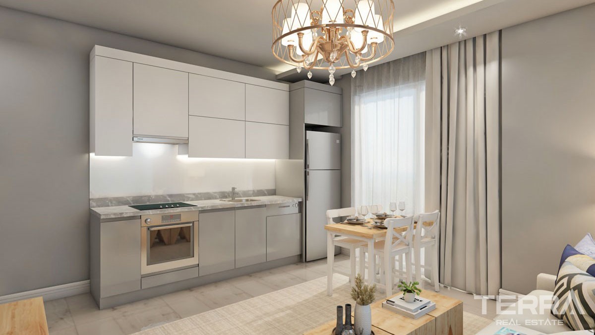 One Bedroom Apartments In a Peaceful Area of Avsallar Alanya - 44511