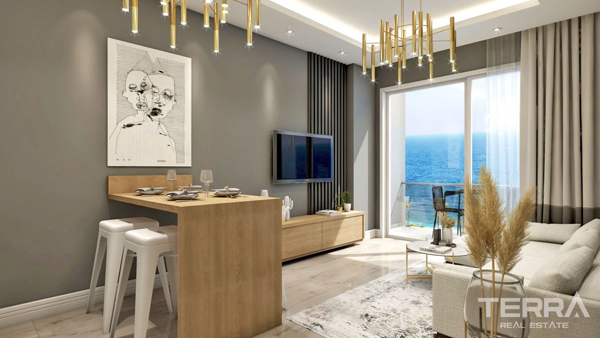 One Bedroom Apartments In a Peaceful Area of Avsallar Alanya - 44519