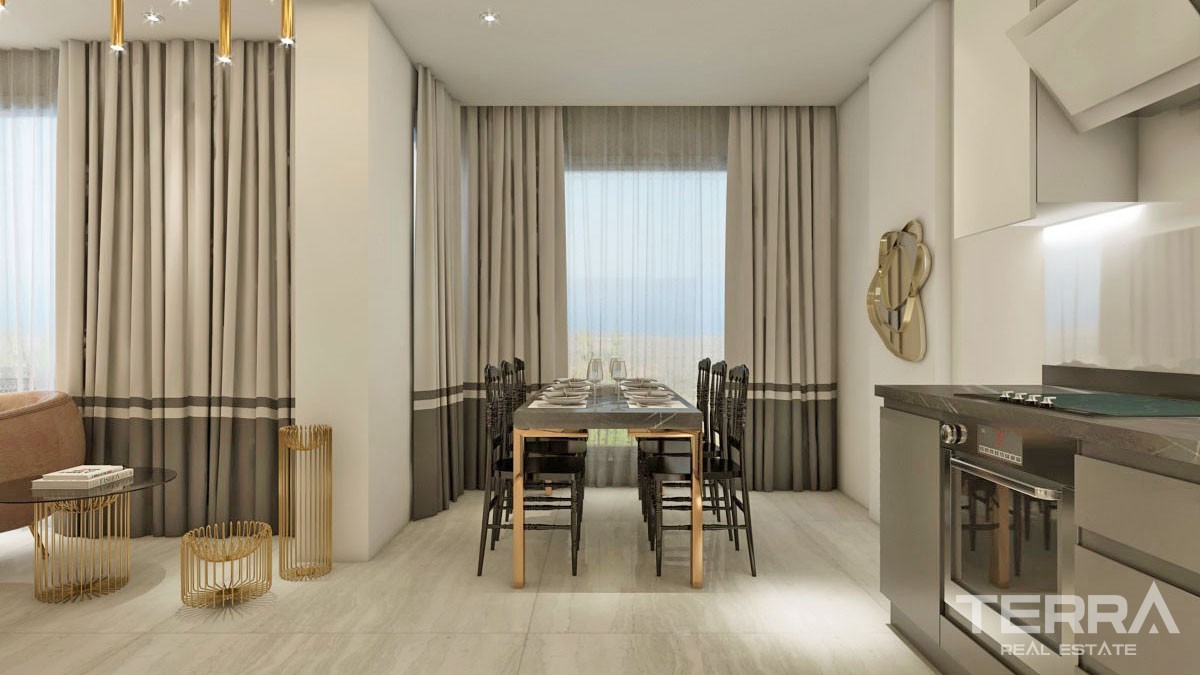 One Bedroom Apartments In a Peaceful Area of Avsallar Alanya - 44520