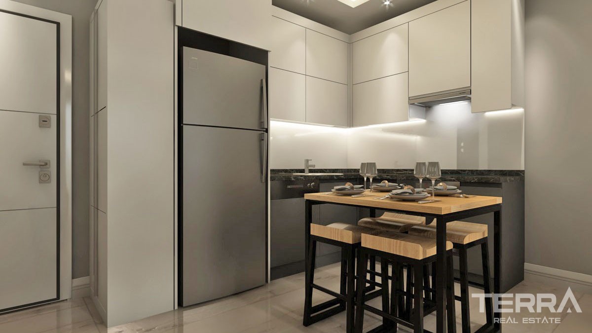 One Bedroom Apartments In a Peaceful Area of Avsallar Alanya - 44529