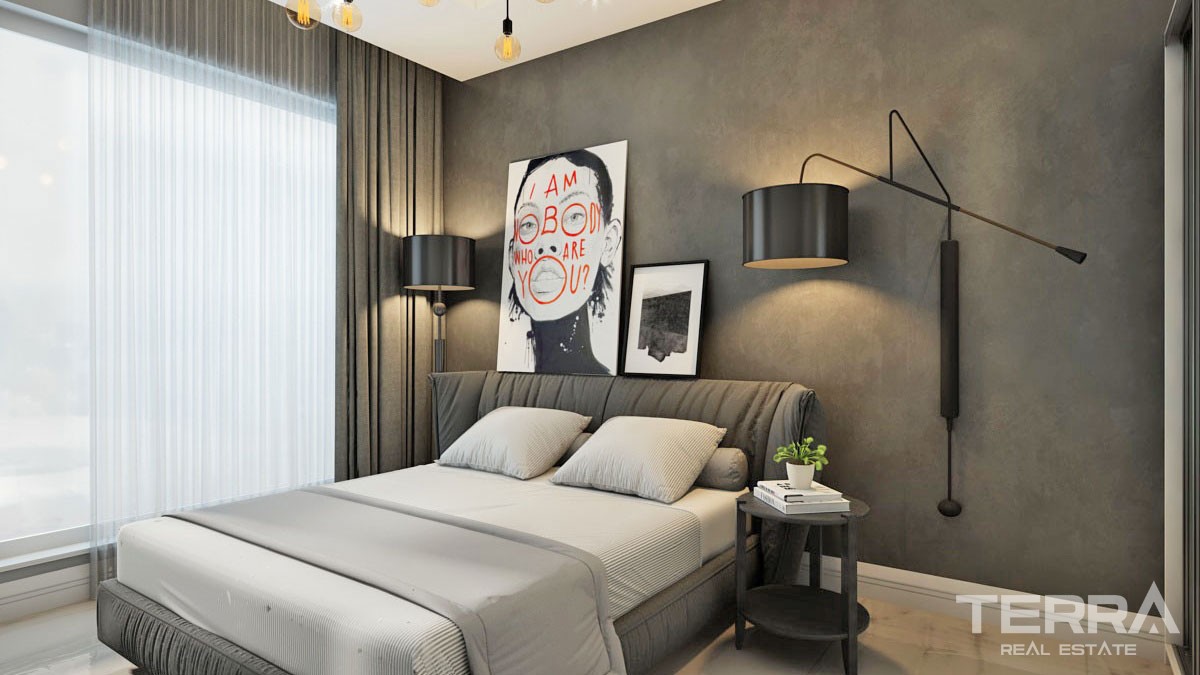 One Bedroom Apartments In a Peaceful Area of Avsallar Alanya - 44531