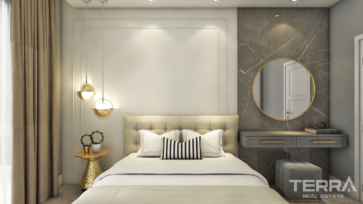 One Bedroom Apartments In a Peaceful Area of Avsallar Alanya - 44534
