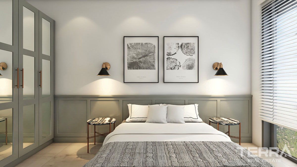 One Bedroom Apartments In a Peaceful Area of Avsallar Alanya - 44535