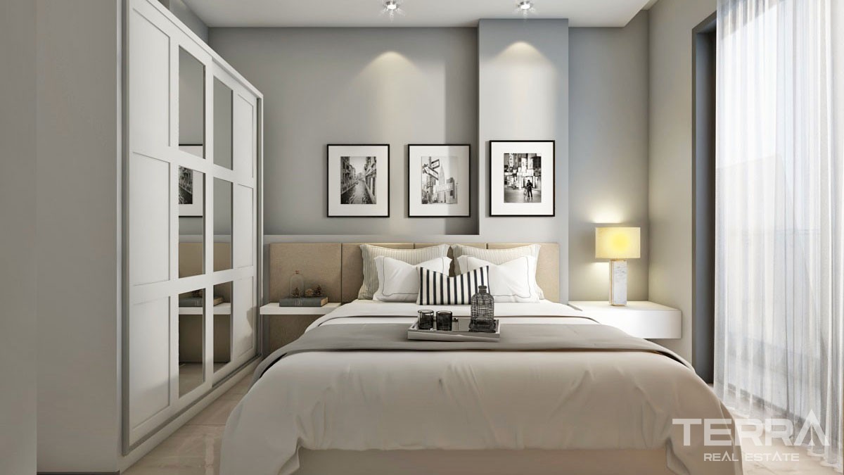 One Bedroom Apartments In a Peaceful Area of Avsallar Alanya - 44536