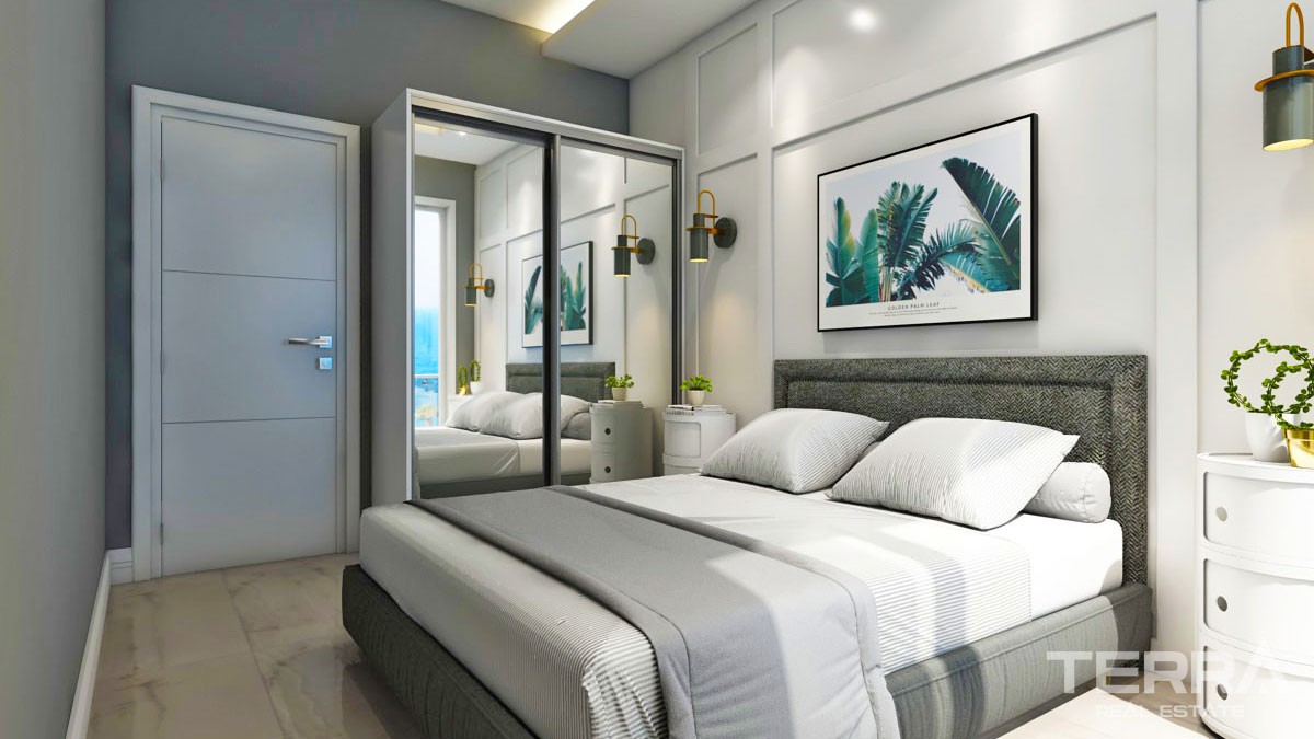 One Bedroom Apartments In a Peaceful Area of Avsallar Alanya - 44539