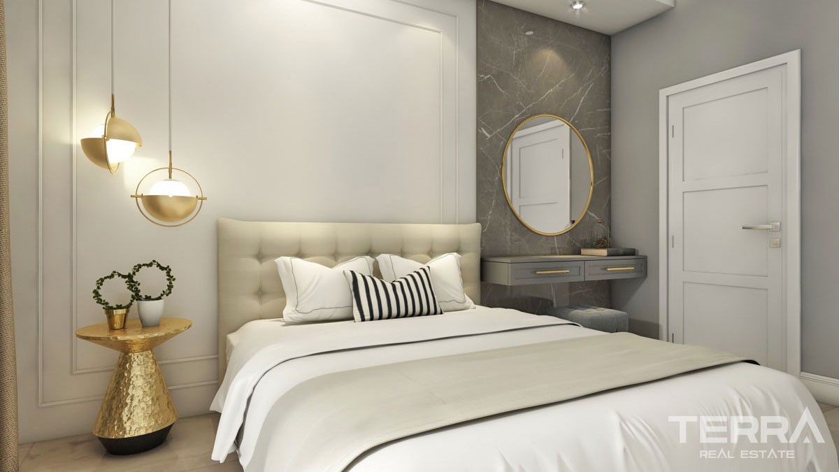 One Bedroom Apartments In a Peaceful Area of Avsallar Alanya - 44541