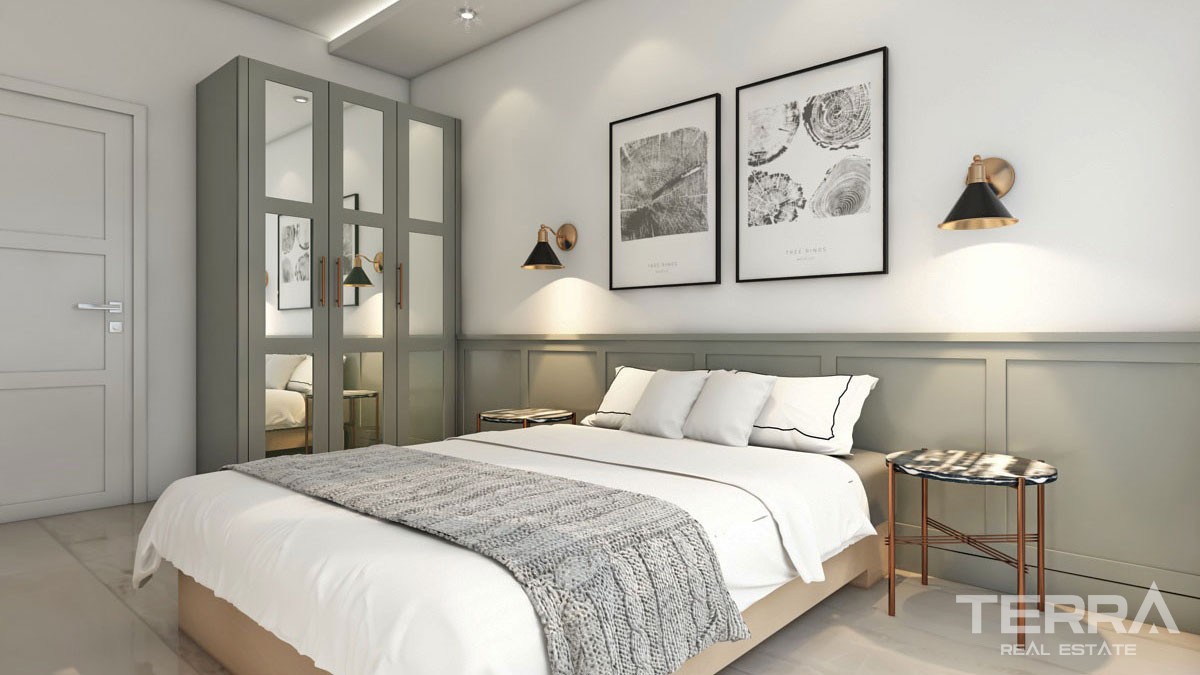 One Bedroom Apartments In a Peaceful Area of Avsallar Alanya - 44543