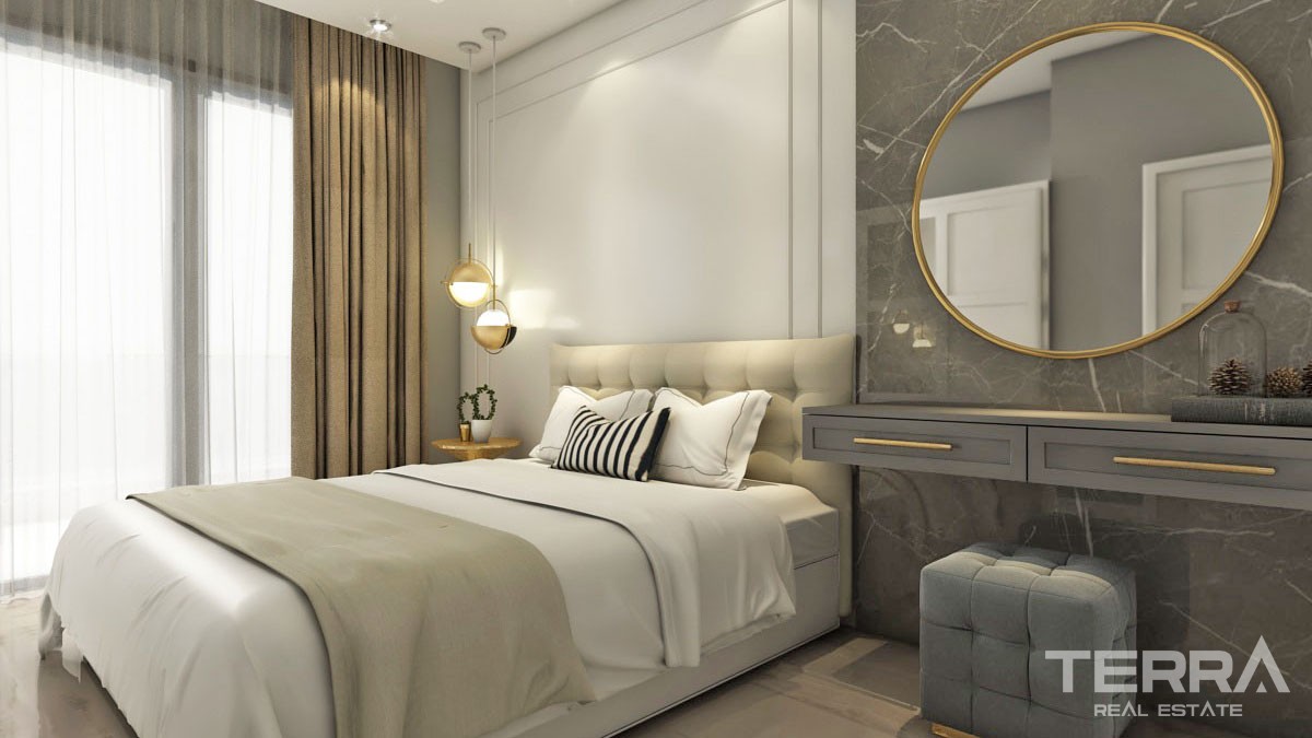One Bedroom Apartments In a Peaceful Area of Avsallar Alanya - 44548