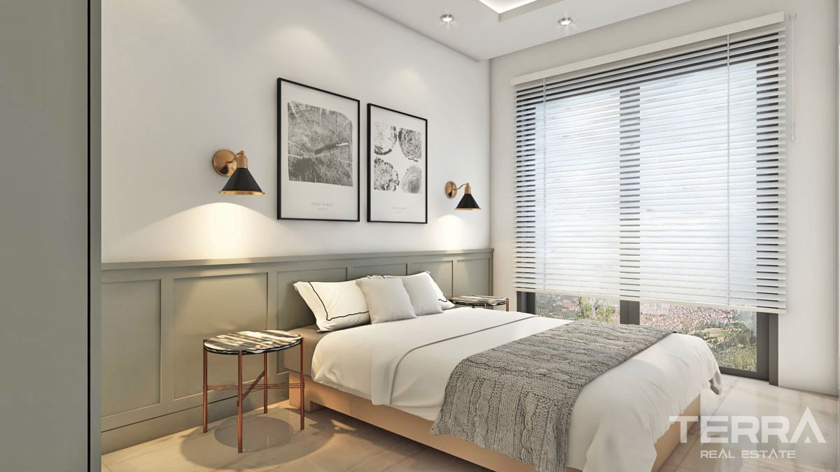 One Bedroom Apartments In a Peaceful Area of Avsallar Alanya - 44549