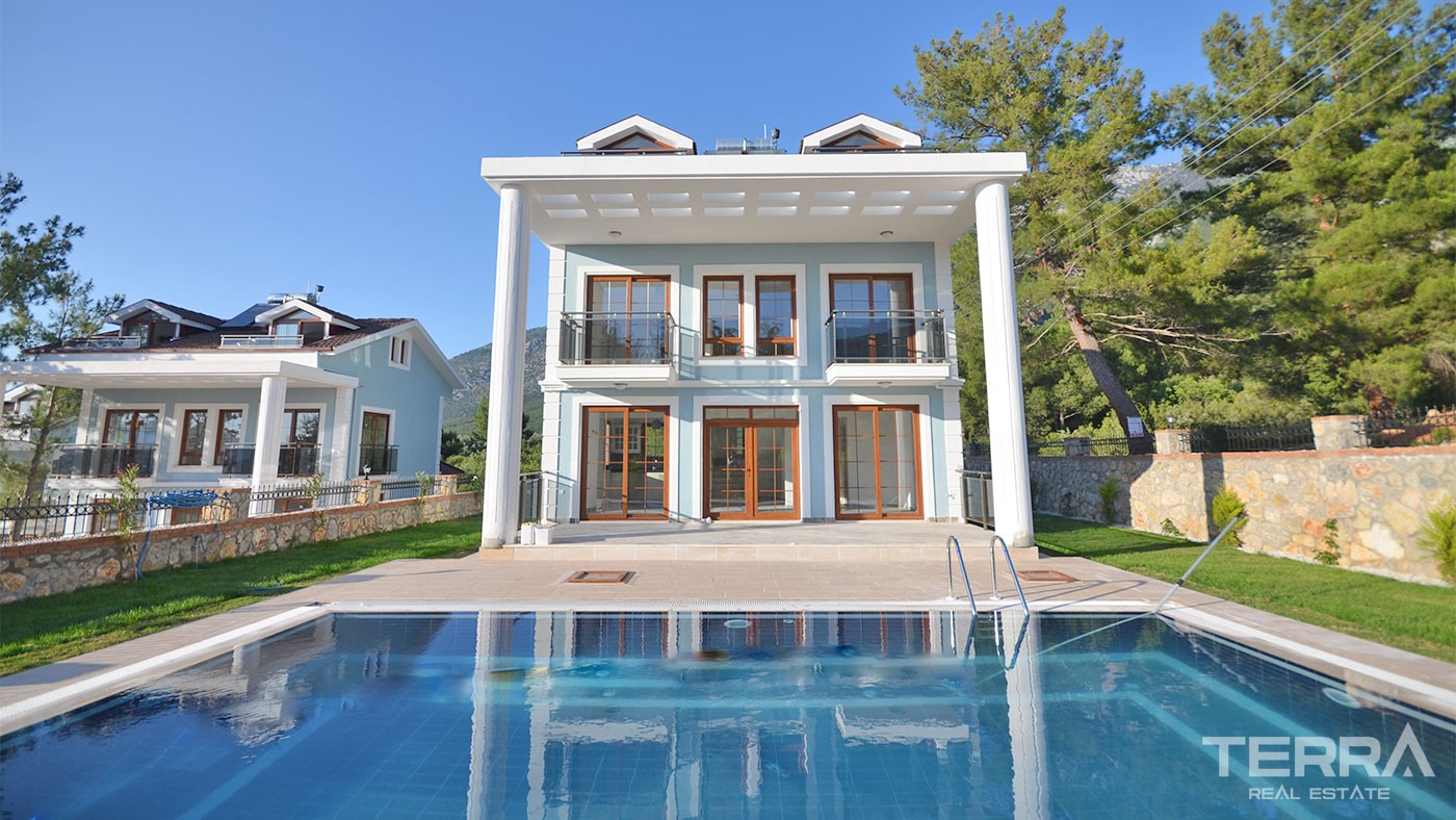 Elegantly Designed House for Sale in Fethiye Ovacık 5 km to the Beach - 30614