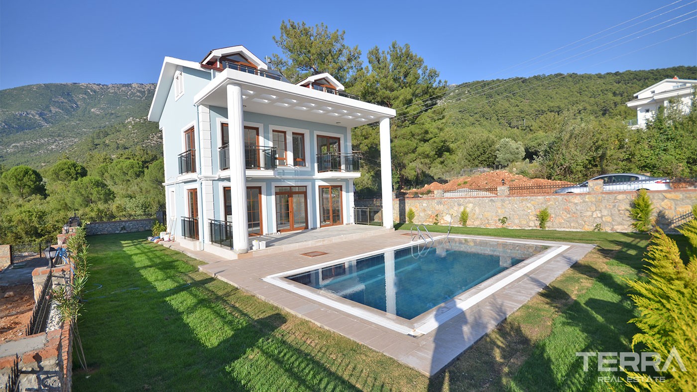 Elegantly Designed House for Sale in Fethiye Ovacık 5 km to the Beach - 30618