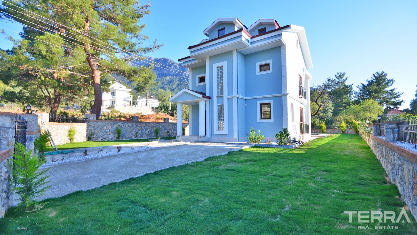 Elegantly Designed House for Sale in Fethiye Ovacık 5 km to the Beach - 30620