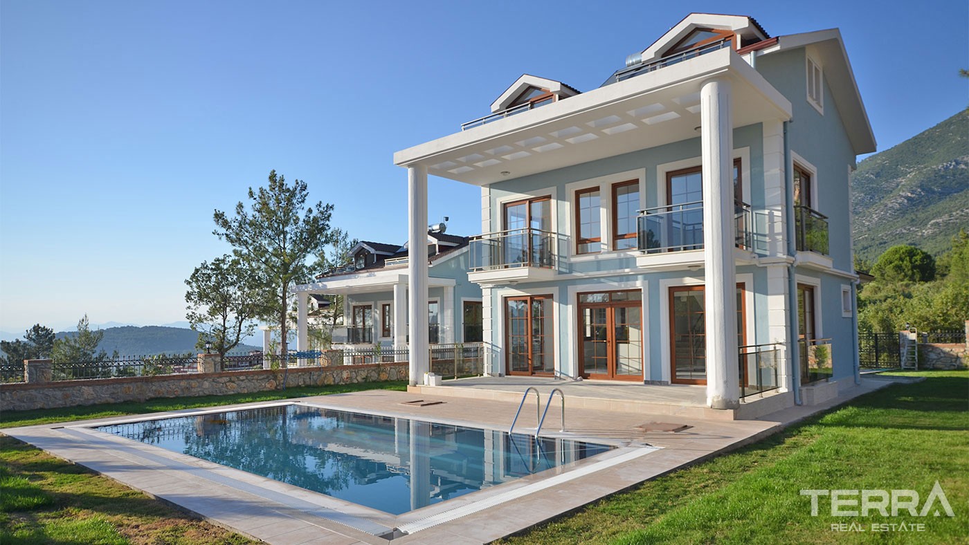 Elegantly Designed House for Sale in Fethiye Ovacık 5 km to the Beach